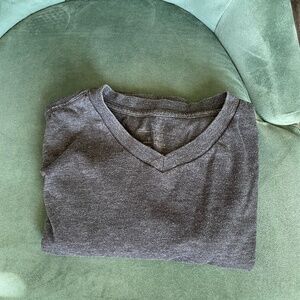 Blue Crown V Neck Tee